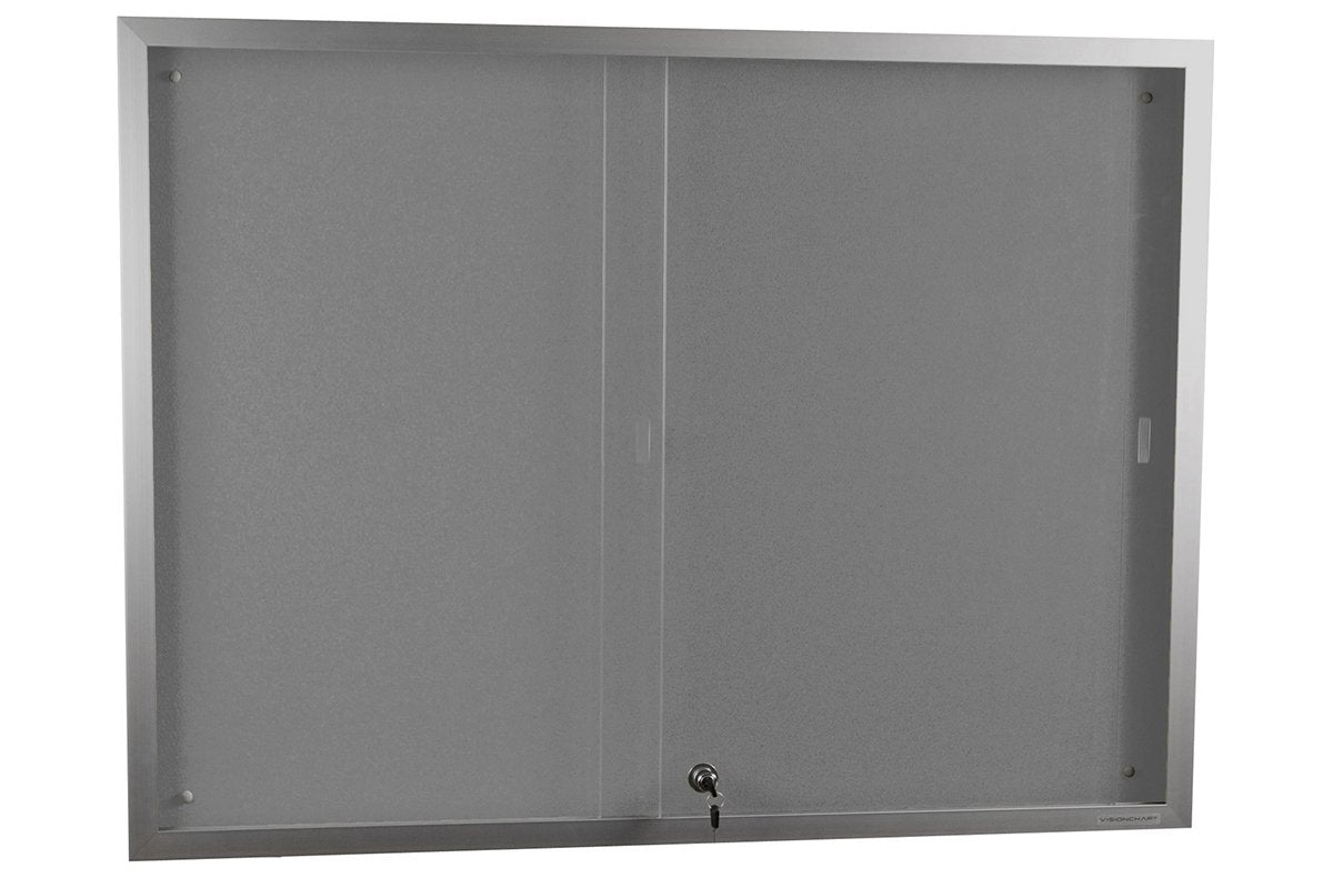 Vision Krommenie Sliding Door Notice Board - 47