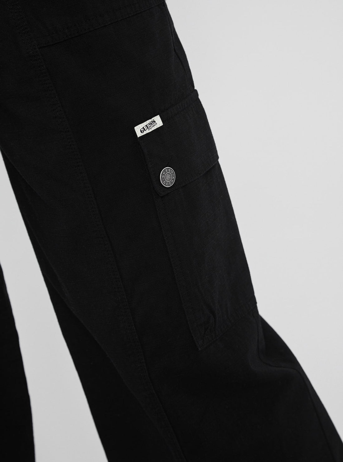 Guess Originals Black Utility Cargo Pants for Men - Stylish & Durable Tactical Pants for Outdoor, Work & Casual Wear