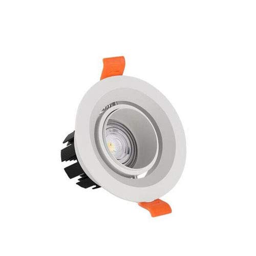 Zoom Spot Light LED Recessed Ceiling Light - 15°-60° Adjustable COB Spotlight for Home & Commercial Use - Perfect for Wine Cabinets, Jewelry Displays & Showcases