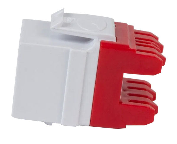 Cat6 RJ45 Keystone Jack - High Speed Ethernet Network Jack for HD Style Wall Plate - Perfect for Home Office, Server Room & Data Center Installations
