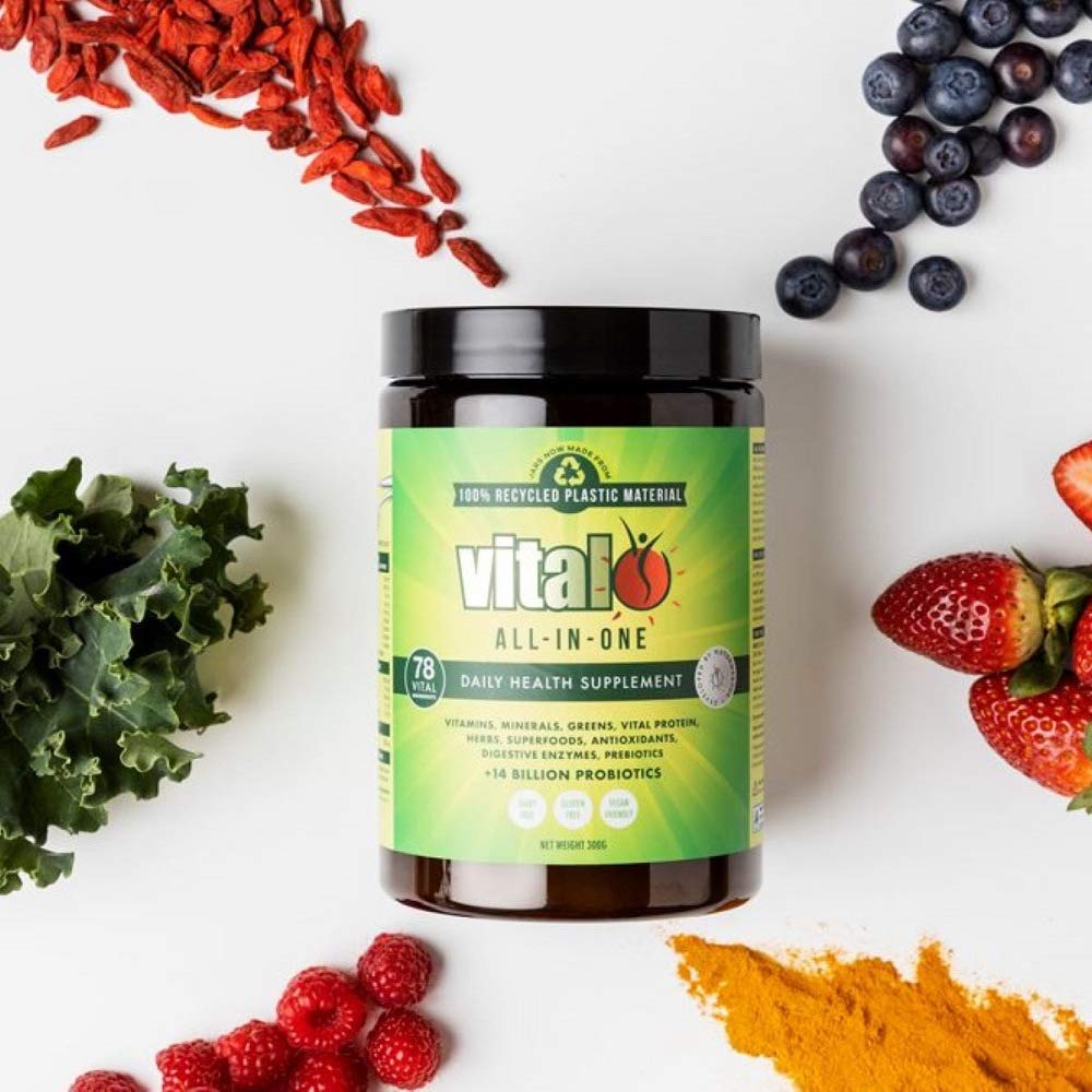 Vital Greens Superfood Powder - 10g | Organic Greens Supplement for Energy & Detox | Perfect for Smoothies, Juices & Daily Wellness Boost