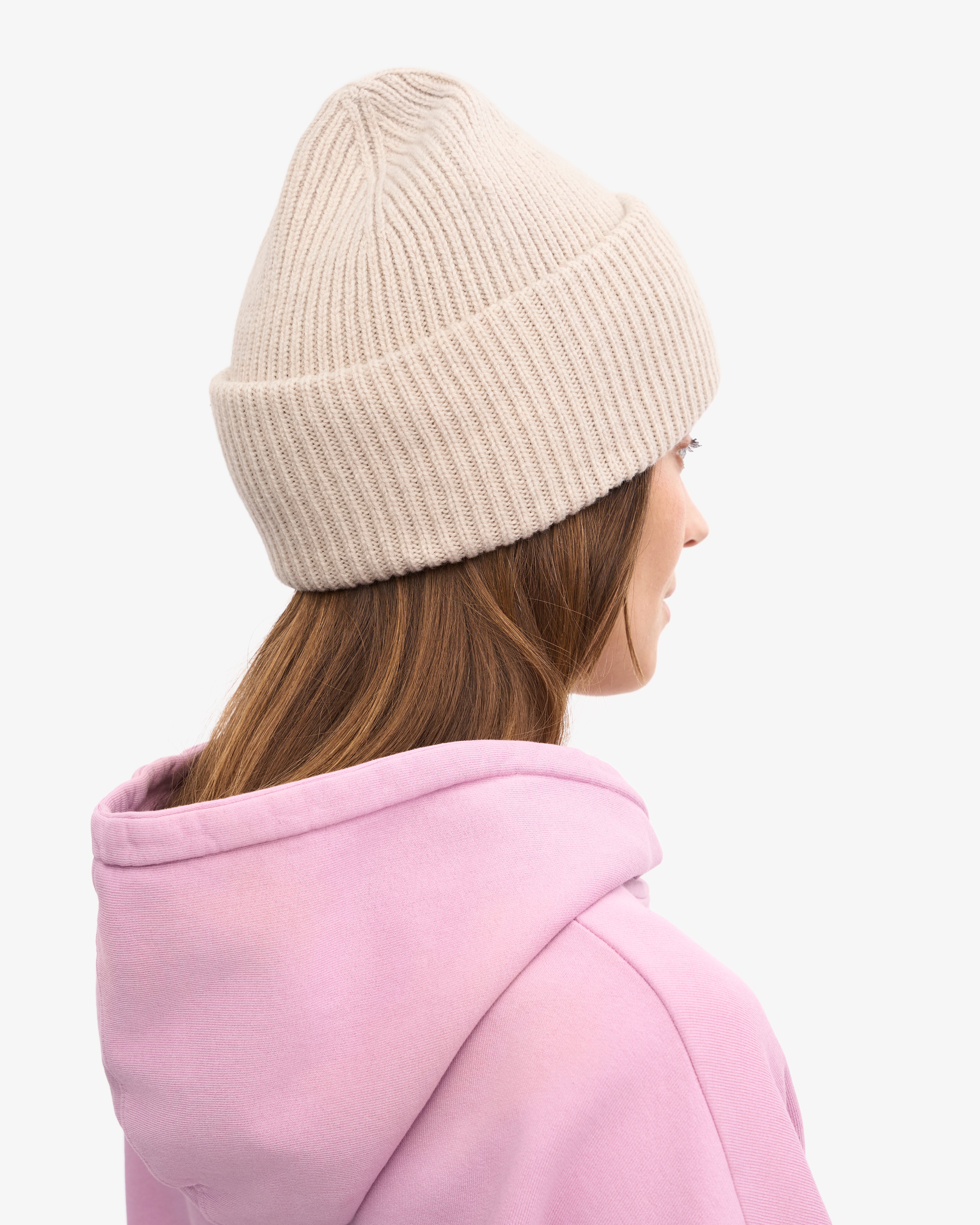 Premium Merino Wool Beanie Hat for Men & Women - Soft & Warm Winter Knit Cap in Ivory White - Perfect for Skiing, Hiking & Outdoor Activities