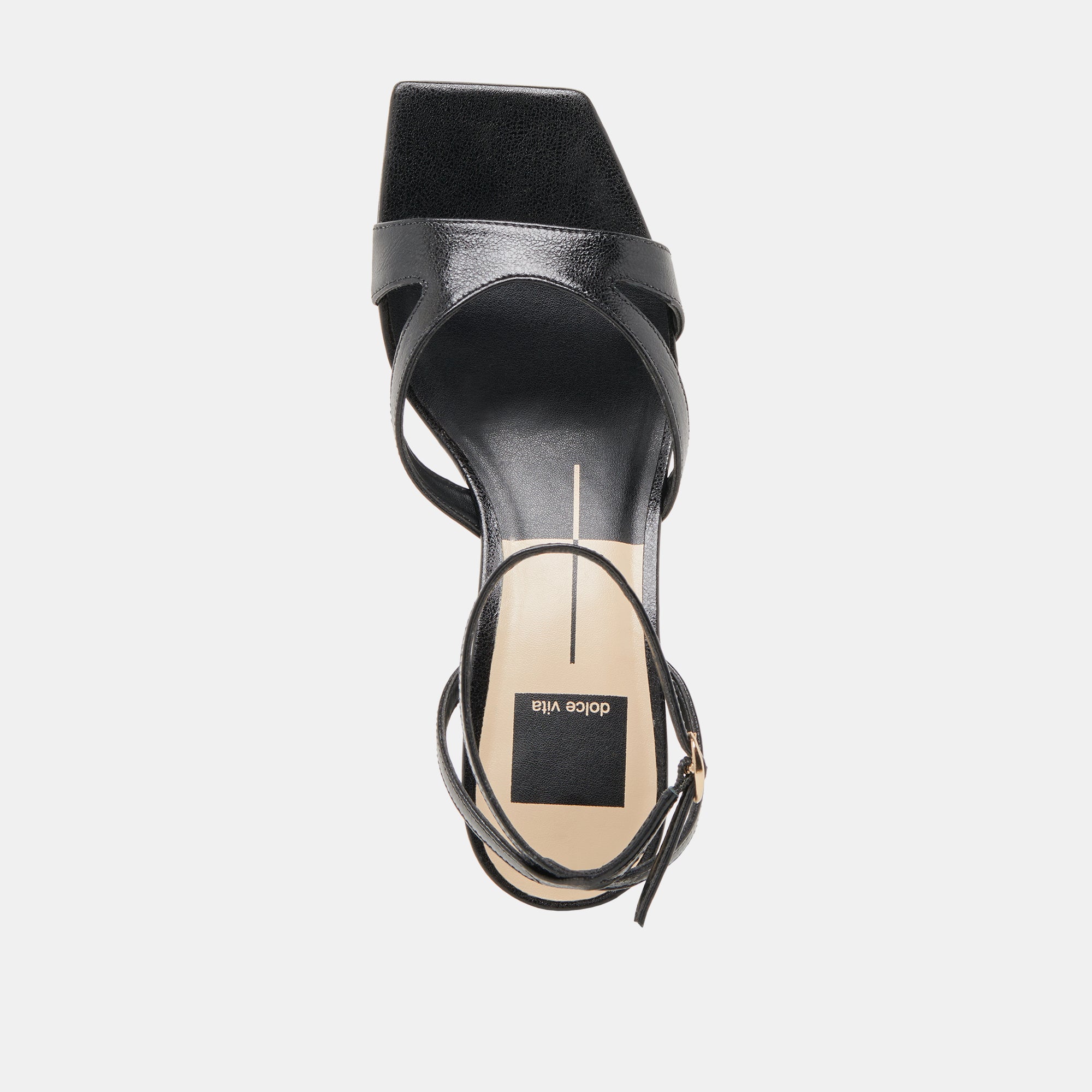 BECKI High Heels for Women - Midnight Crinkle Patent Leather Pumps - Elegant Dress Shoes for Party, Wedding & Evening Events
