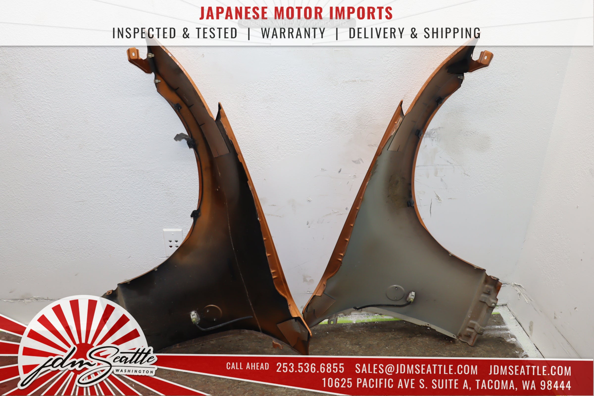 JDM 03-05 Nissan 350Z/Z33 Orange Complete Front End Conversion Body Kit - Upgrade Your Ride for Street Racing & Car Shows