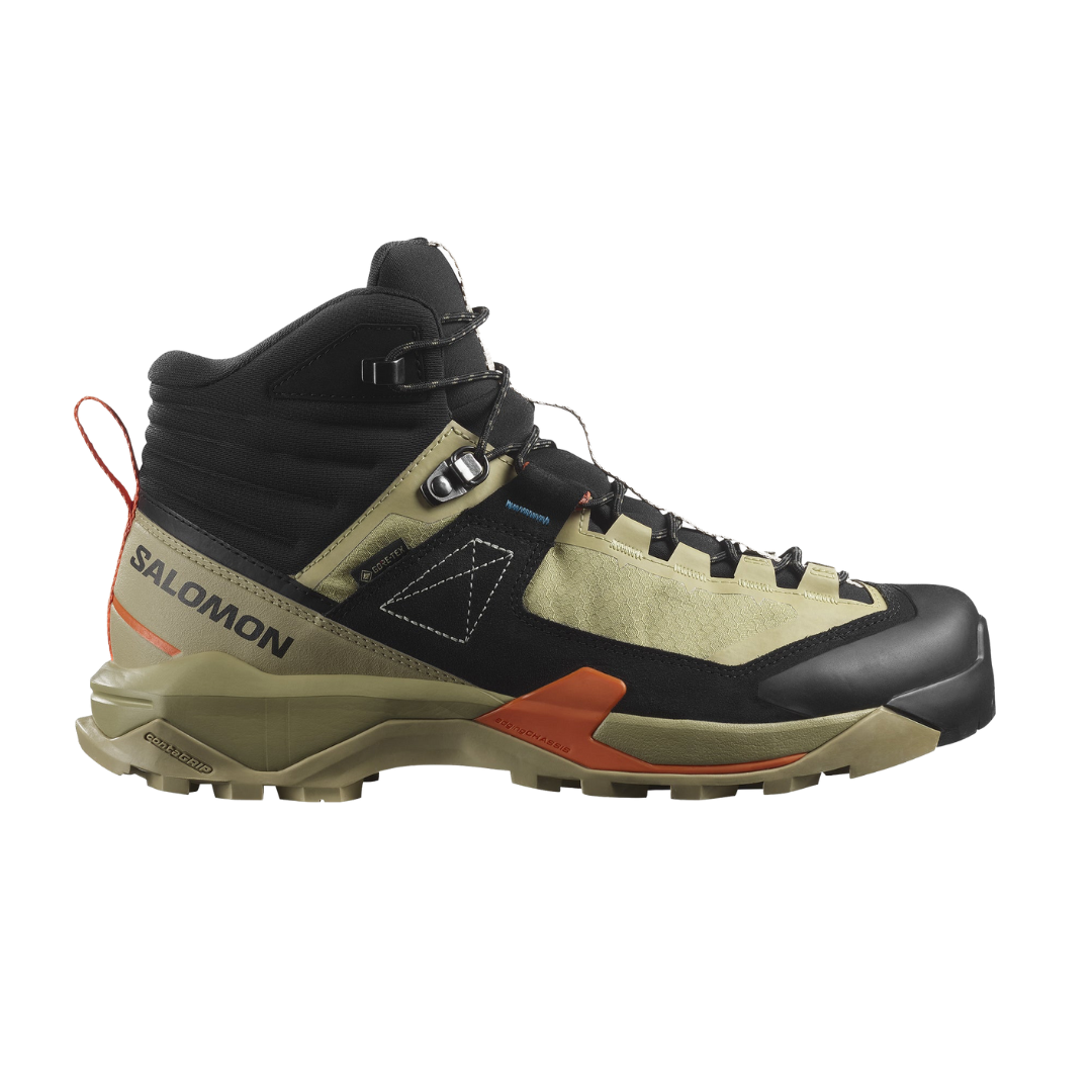 Salomon Men's X Ultra Alpine Mid Gore-Tex Waterproof Hiking Boots - Lightweight & Durable for Outdoor Adventures (L47686600) - Perfect for Mountain Trekking, Backpacking & Trail Hiking