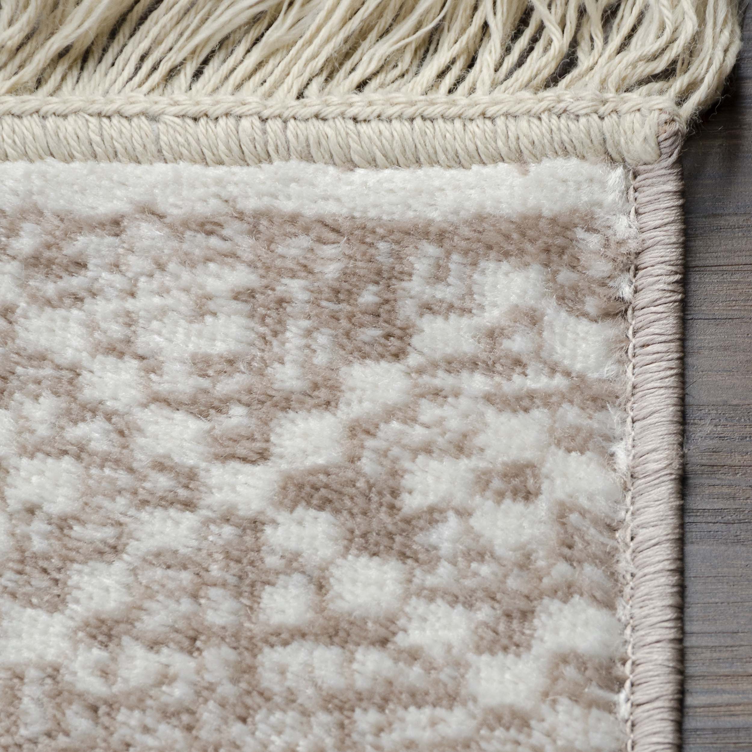 Stylish Geometric Diamond Pattern Indoor Area Rug & Runner - Soft Non-Slip Floor Carpet for Living Room, Bedroom, Hallway | Home Decor & Modern Interior Design