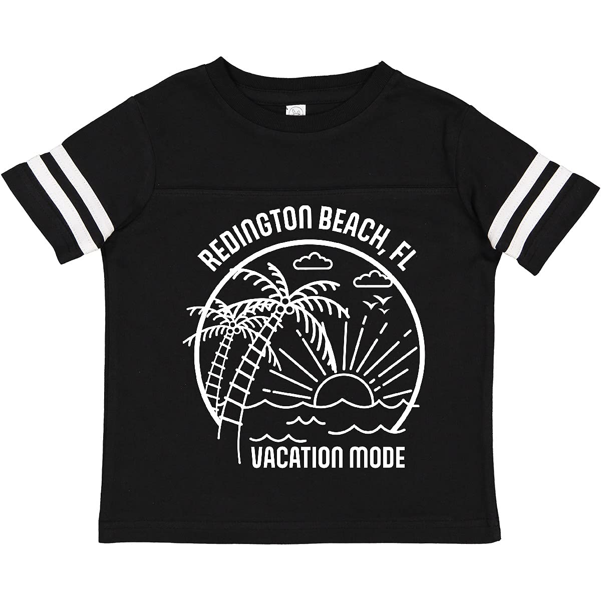 Redington Beach Florida Toddler T-Shirt - Summer Vacation Mode Graphic Tee for Boys & Girls - Soft Cotton Kids Shirt for Beach Trips & Family Vacations