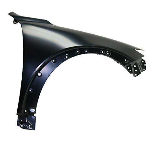 Primed Steel Front Fender Quarter Panel for 2016-2020 Mazda CX-3 (Right Side) - OEM Replacement with Molding Hole | Perfect for Auto Body Repair & Restoration Projects