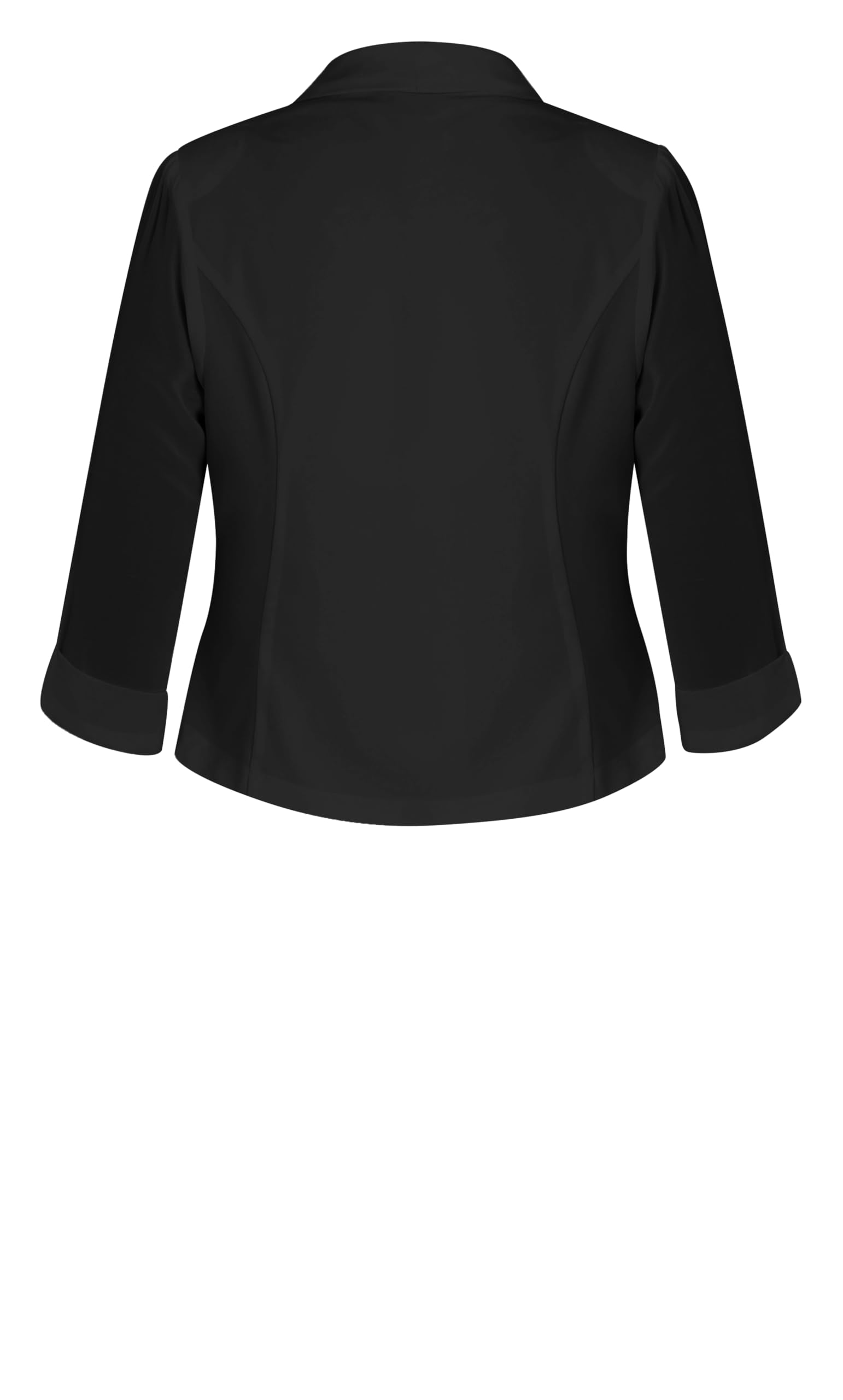 Women's Cropped Blazer Jacket - Slim Fit Stretch Office Blazer for Work, Business & Formal Wear - Perfect for Business Meetings, Office Outfits & Professional Events