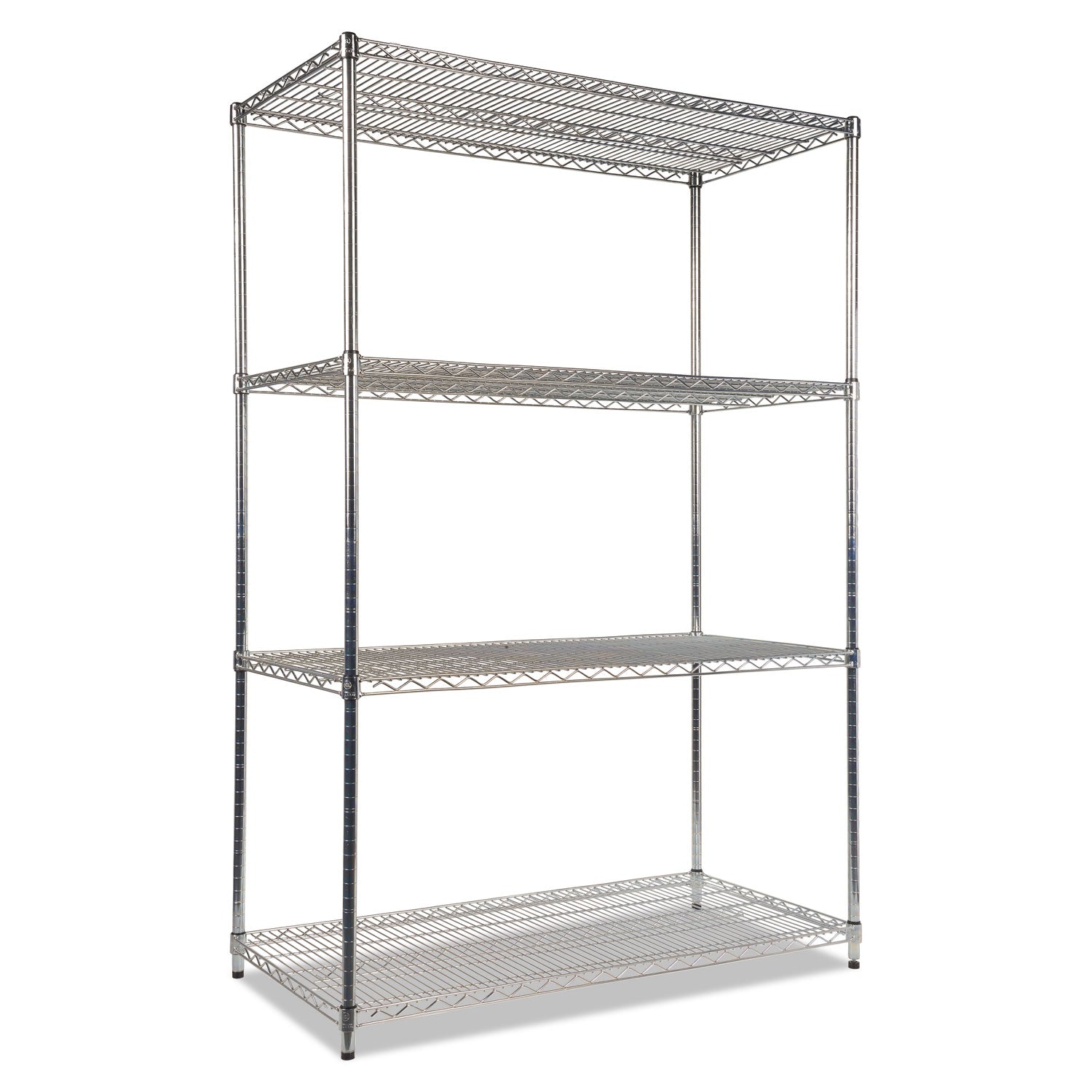 Alera® NSF Certified 4-Tier Industrial Wire Shelving Kit - 48