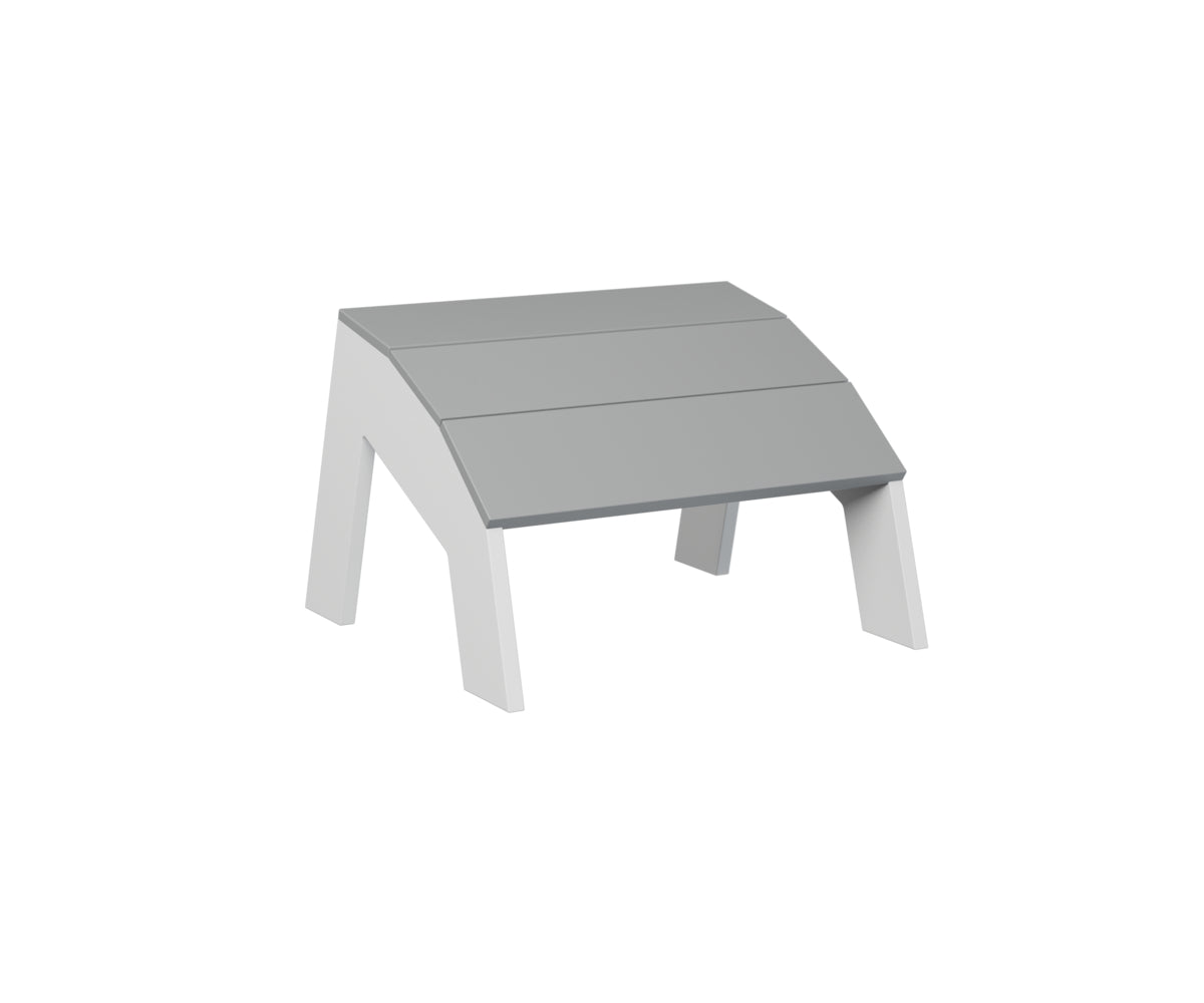 Berlin Gardens Nordic Adirondack Footstool - Outdoor Patio Furniture, Solid Wood Footrest for Garden, Deck & Poolside Relaxation
