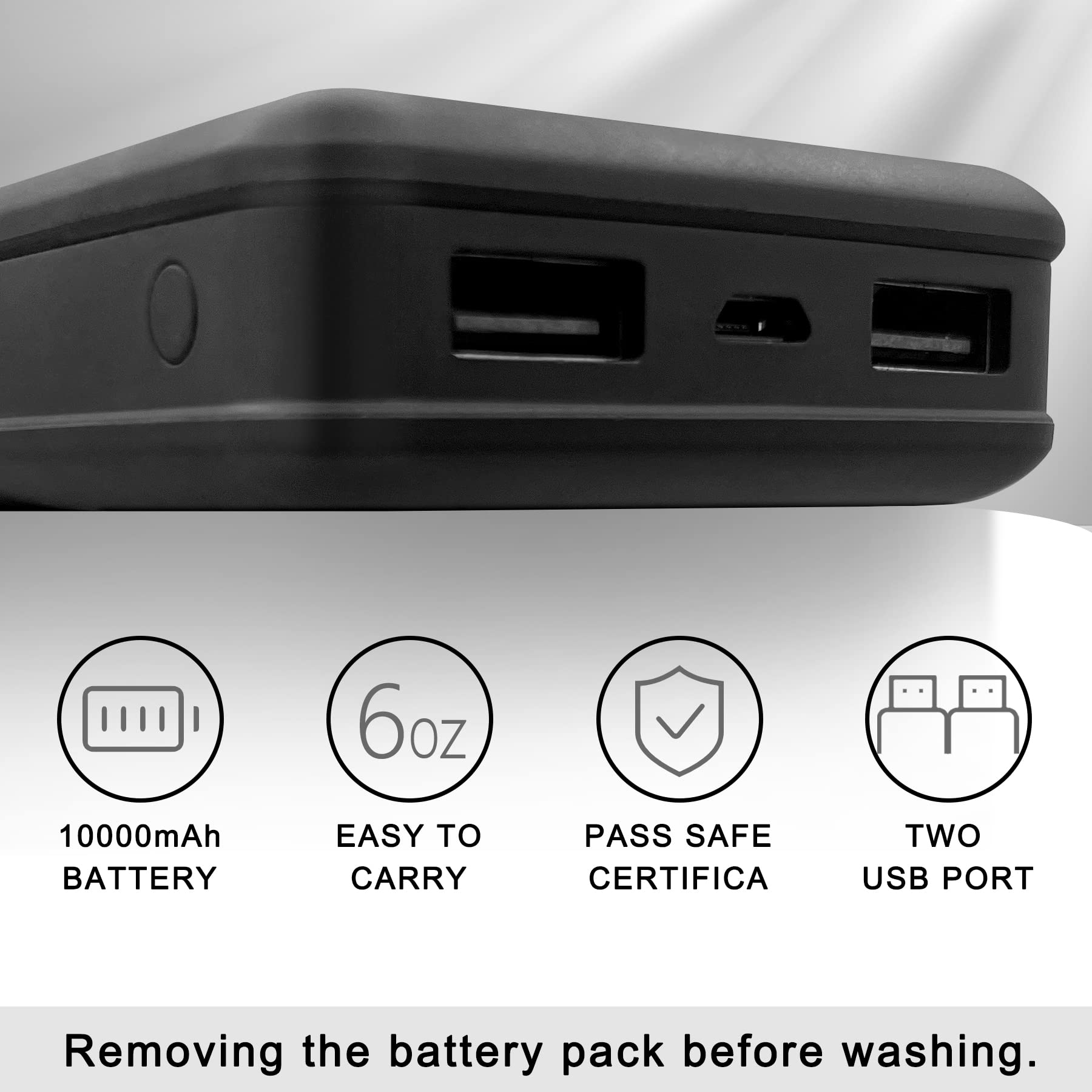 Loowoko Rechargeable Heated Vest for Women - Battery Pack Included, Electric Warming Jacket for Cold Weather | Perfect for Outdoor Activities, Winter Sports & Daily Commute