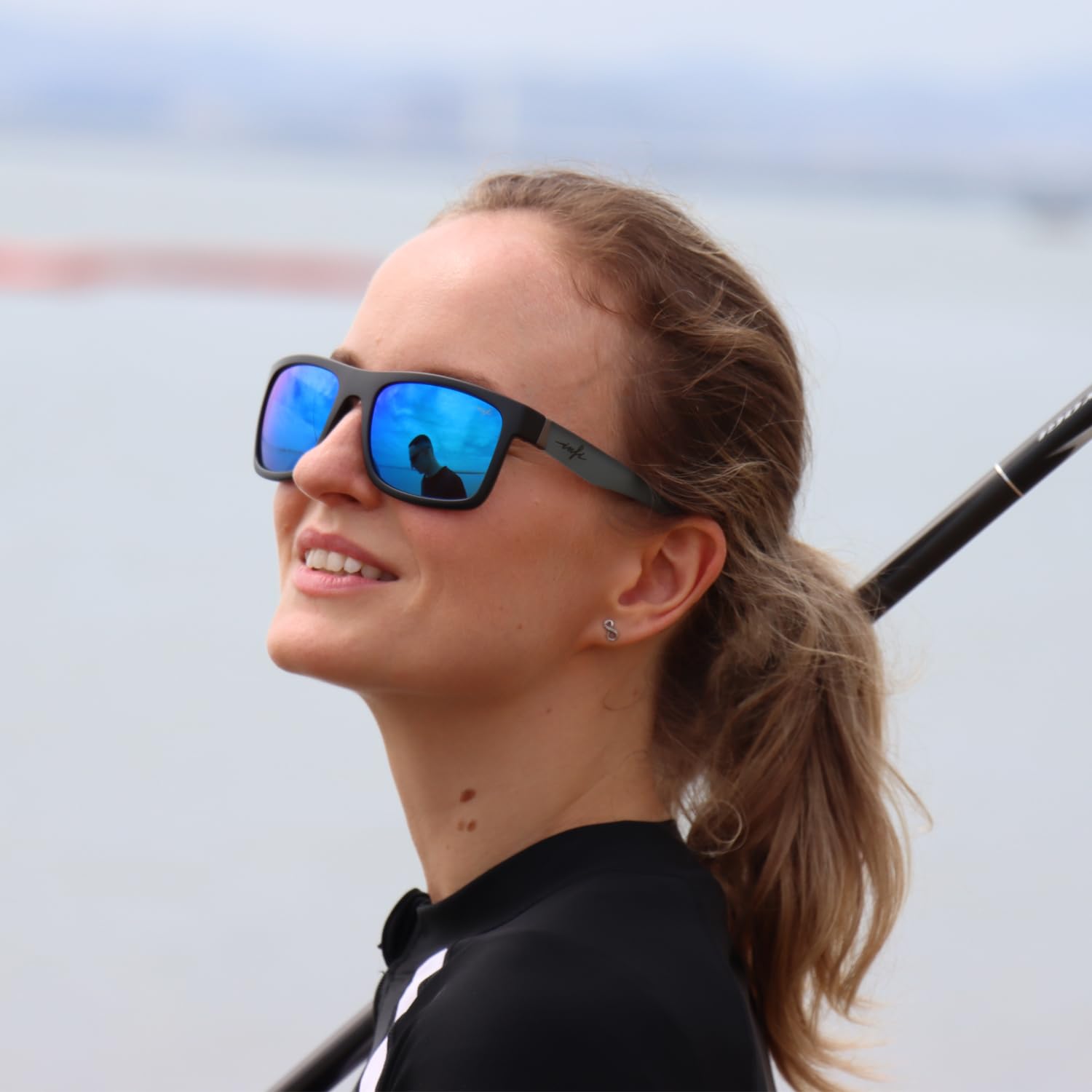 **INFI Polarized Sunglasses for Men - UV400 Protection, Anti-Glare Mirrored Lenses for Fishing, Driving & Running - Lightweight Sport & Outdoor Eyewear**