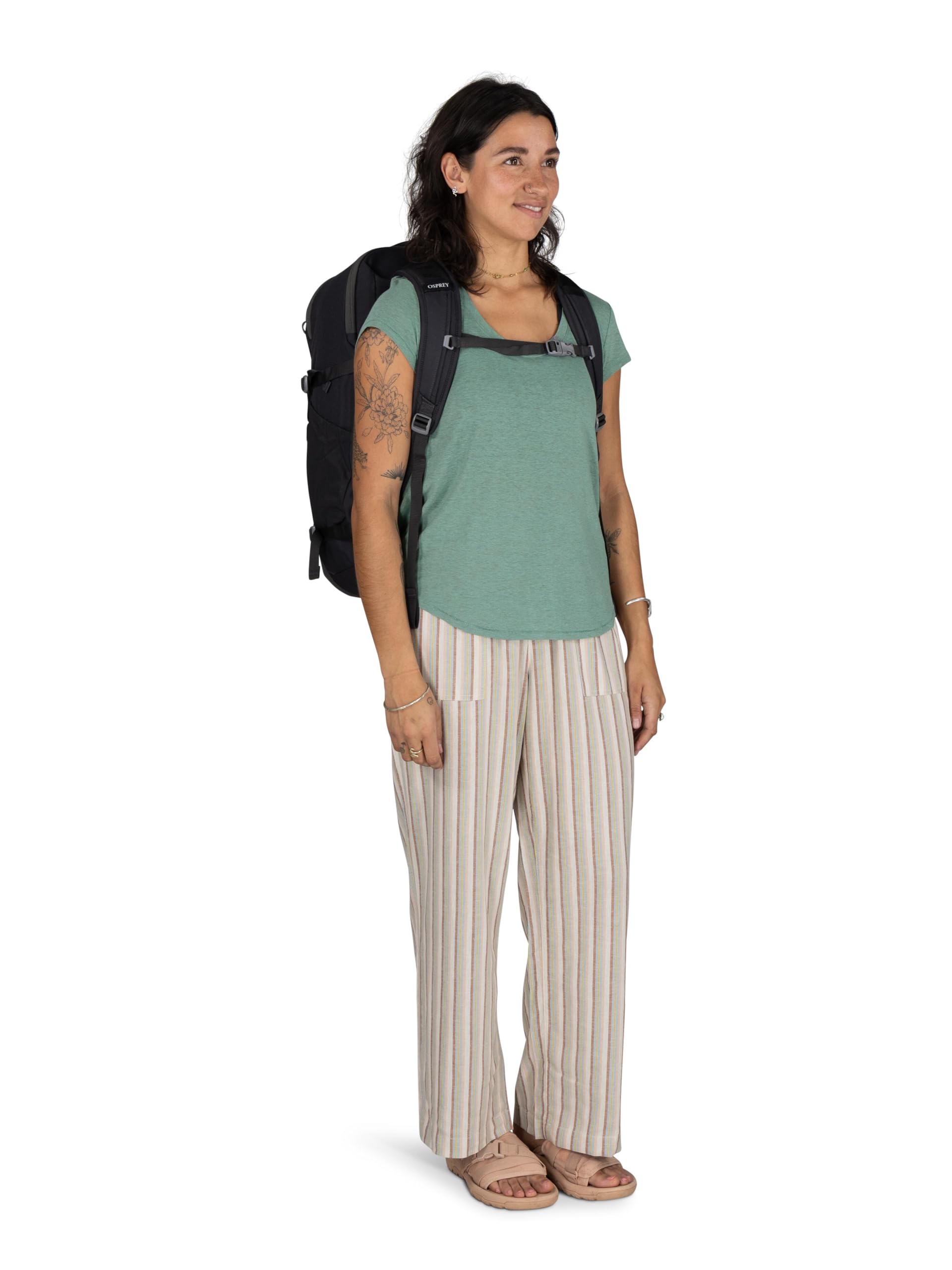 Osprey Daylite 44L Carry-On Travel Backpack - Lightweight Hiking & Airplane Personal Item Black | Perfect for Weekend Trips, Commuting & Outdoor Adventures