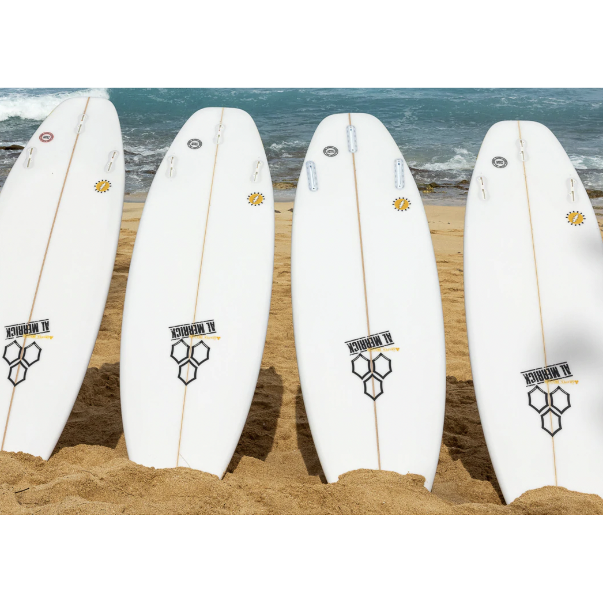 Channel Islands Happy Everyday 6'3 Surfboard with 3 Fin Future Fins - Perfect for Small to Medium Waves and Everyday Surfing