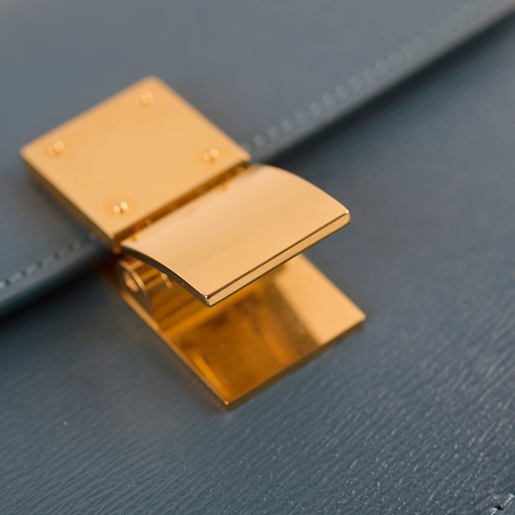 Celine Box Teen Classic Bag in Blue | Luxury Leather Crossbody Handbag for Women | Perfect for Work, Travel & Everyday Use