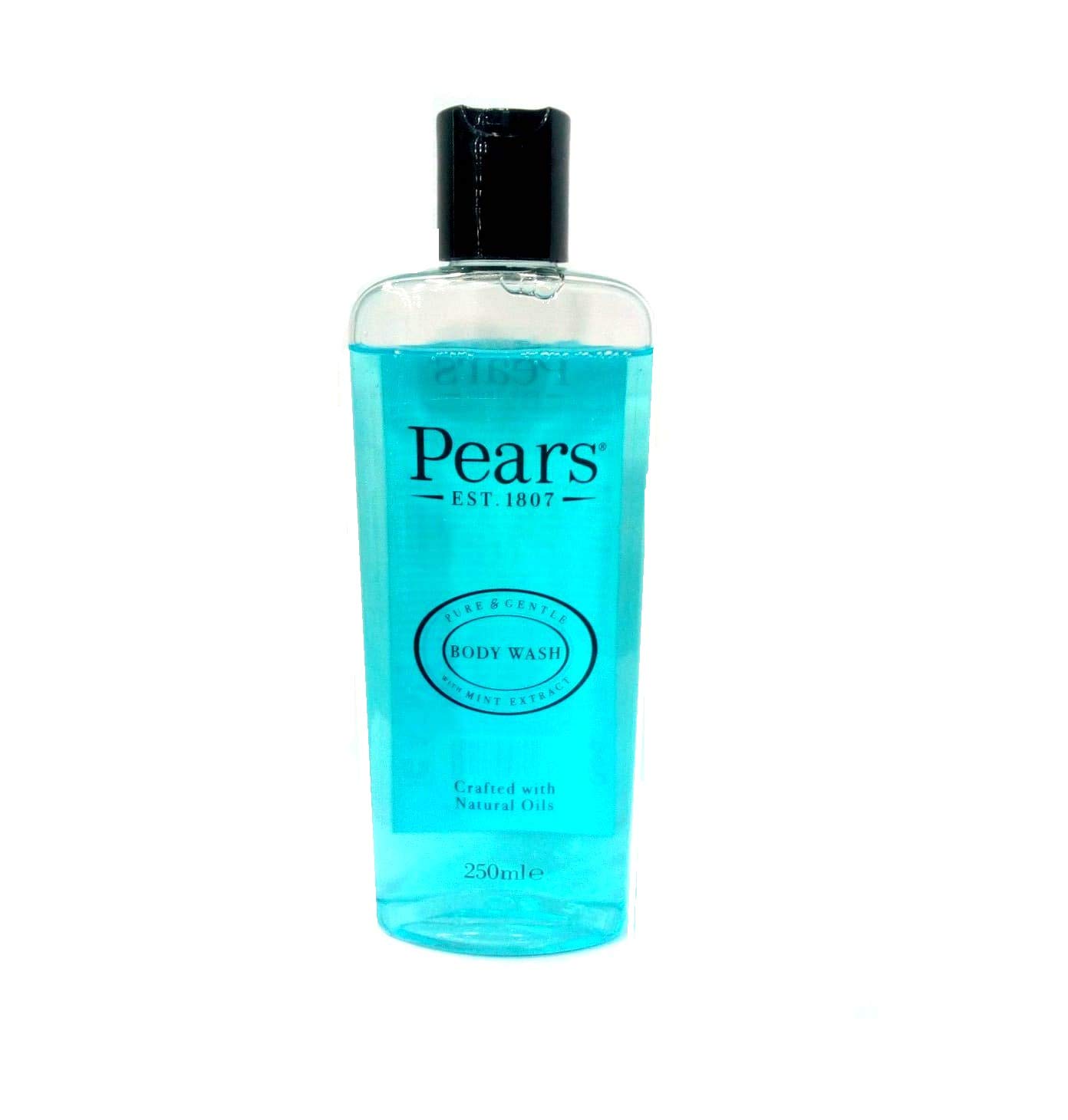 Pears Pure & Gentle With Mint Extract Body Wash 250ml | Refreshing & Moisturizing Shower Gel for Men & Women | Made in UAE | Perfect for Daily Use & Relaxing Bath Time
