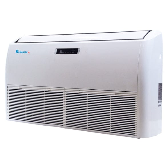 36,000 BTU Klimaire Decorative Ductless Floor/Ceiling Fan Coil Unit with 16 SEER Air Conditioner - Energy Efficient Cooling for Large Rooms, Home & Office Use