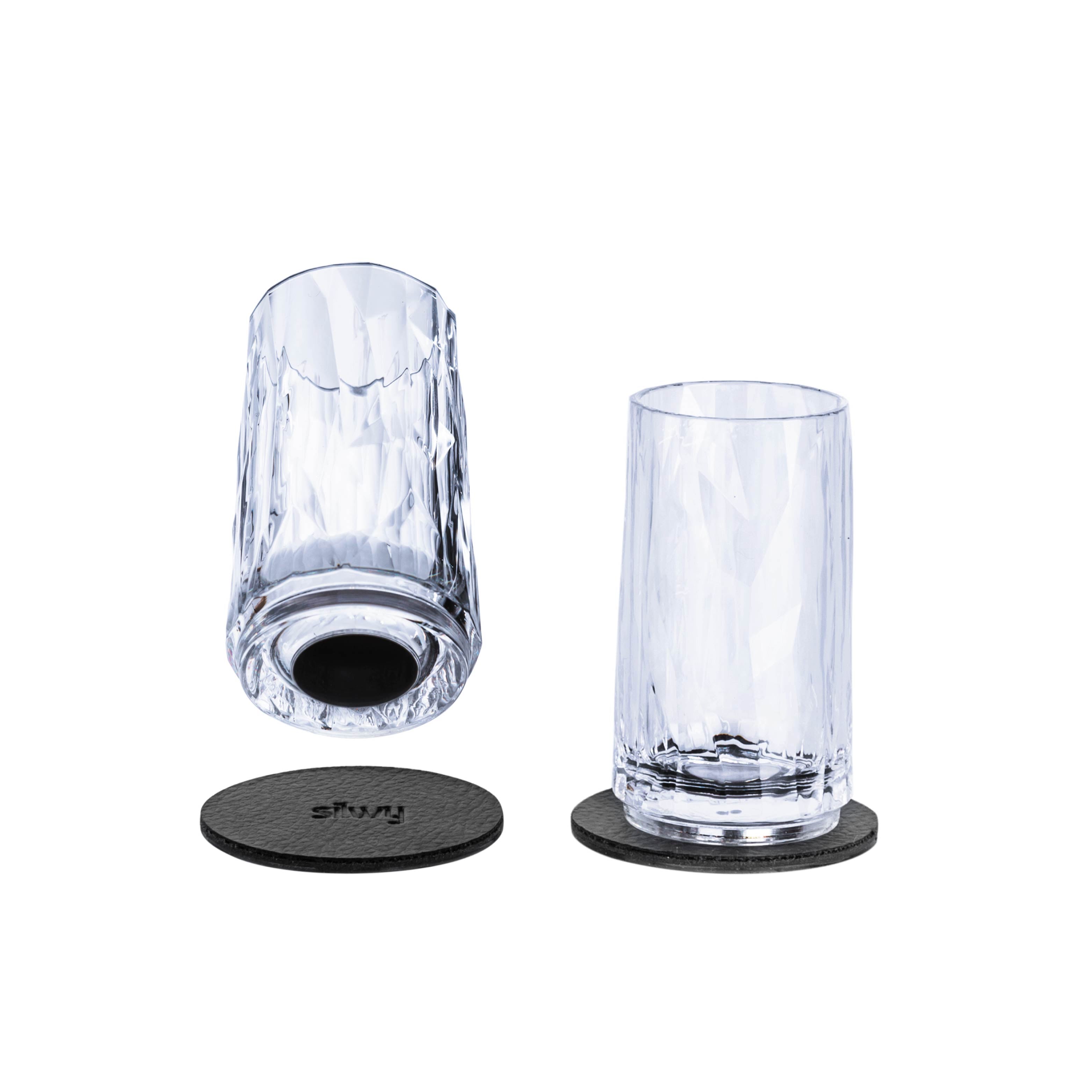 Premium Plastic Shot Glasses with Magnetic Base - Perfect for Parties, Bars, and Home Entertaining