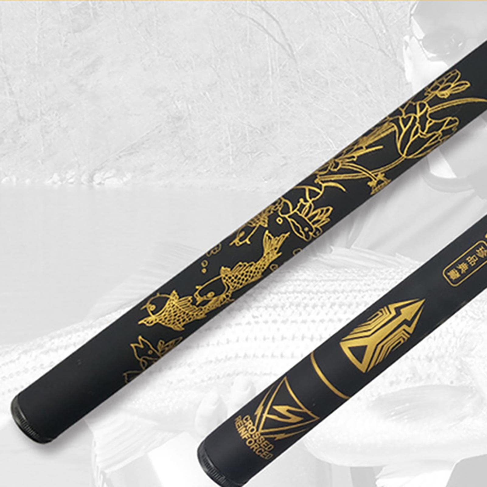 Portable Carbon Fiber Telescopic Fishing Rod - Ultralight Travel Fishing Pole for Trout, Coastal & Stream Fishing | Compact Telescopic Design for Hiking, Camping & Backpacking Trips