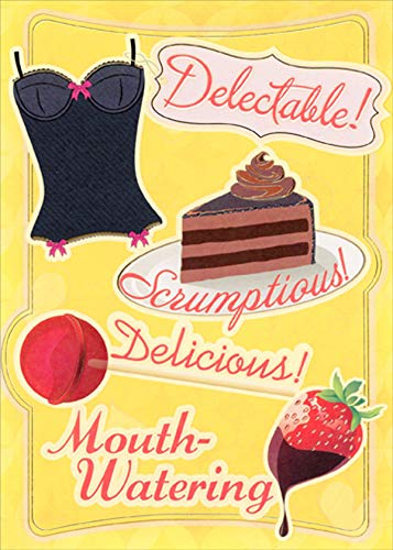 Funny Birthday Card for Wife - Designer Greetings Humorous & Delectable Card - Perfect for Anniversary, Valentine's Day & Special Occasions