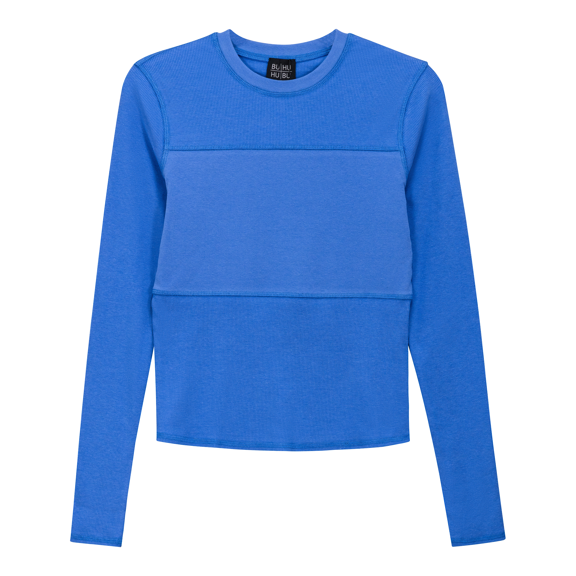 Ribbed Solid Stitching Tee - Women's Casual Basic T-Shirt for Everyday Wear | Perfect for Layering, Outfits & Comfortable Daily Use