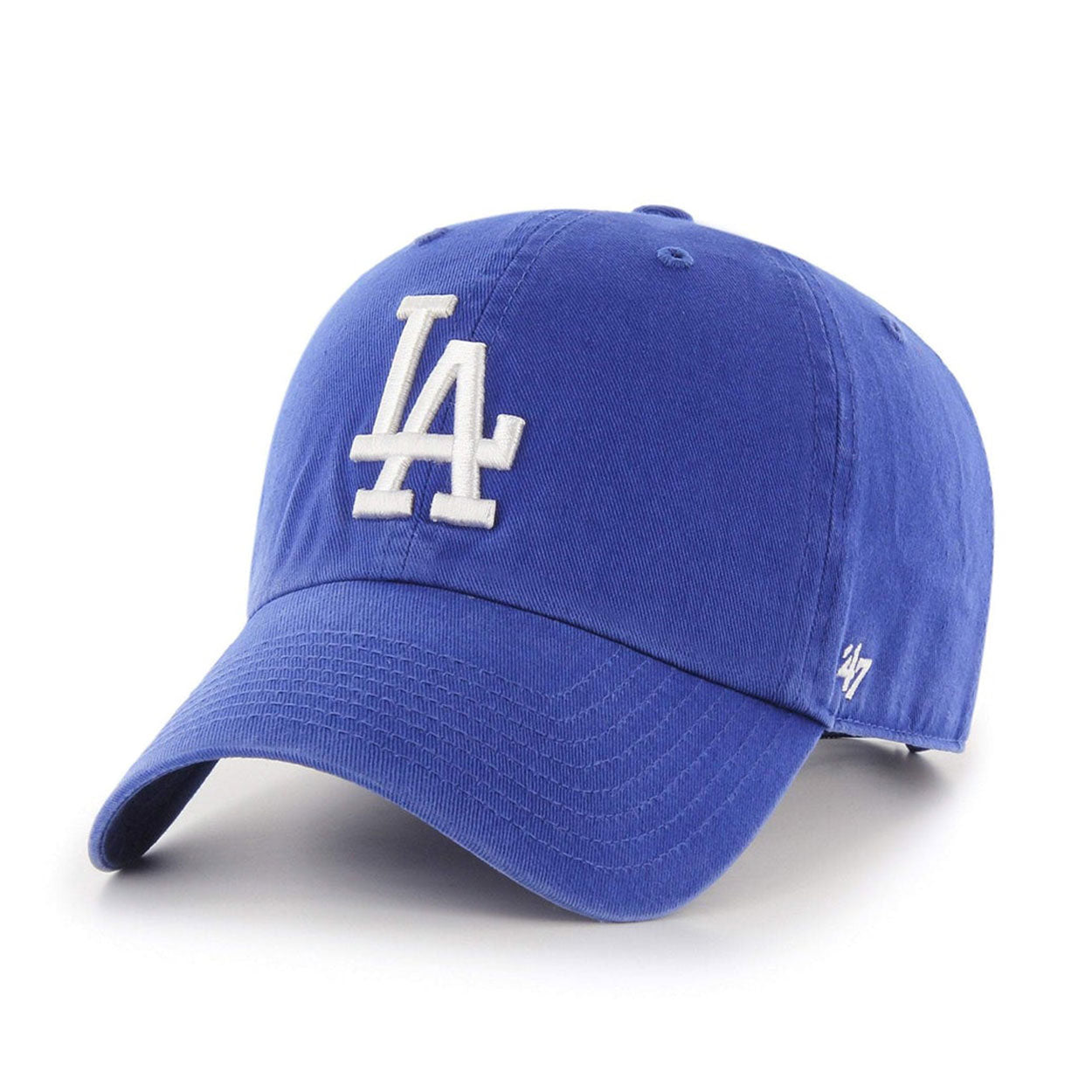 47 Brand Los Angeles Dodgers Game Cleanup Adjustable Baseball Cap - Royal Blue - One Size Fits Most - Perfect for Baseball Games, Outdoor Sports & Casual Wear