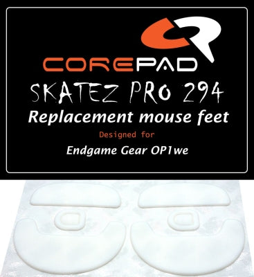 Corepad Skatez Mouse Feet for Endgame Gear OP1, OP1 8K, OP1 RGB & OP1we - Ultra Smooth Gliding Gaming Mouse Skates for Esports & FPS Gaming
