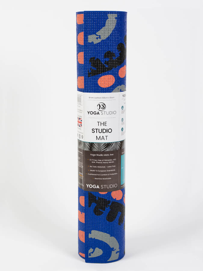Premium 6mm Non-Slip Yoga Mat for Hot Yoga & Home Workouts - Eco-Friendly TPE Material for Enhanced Grip & Comfort
