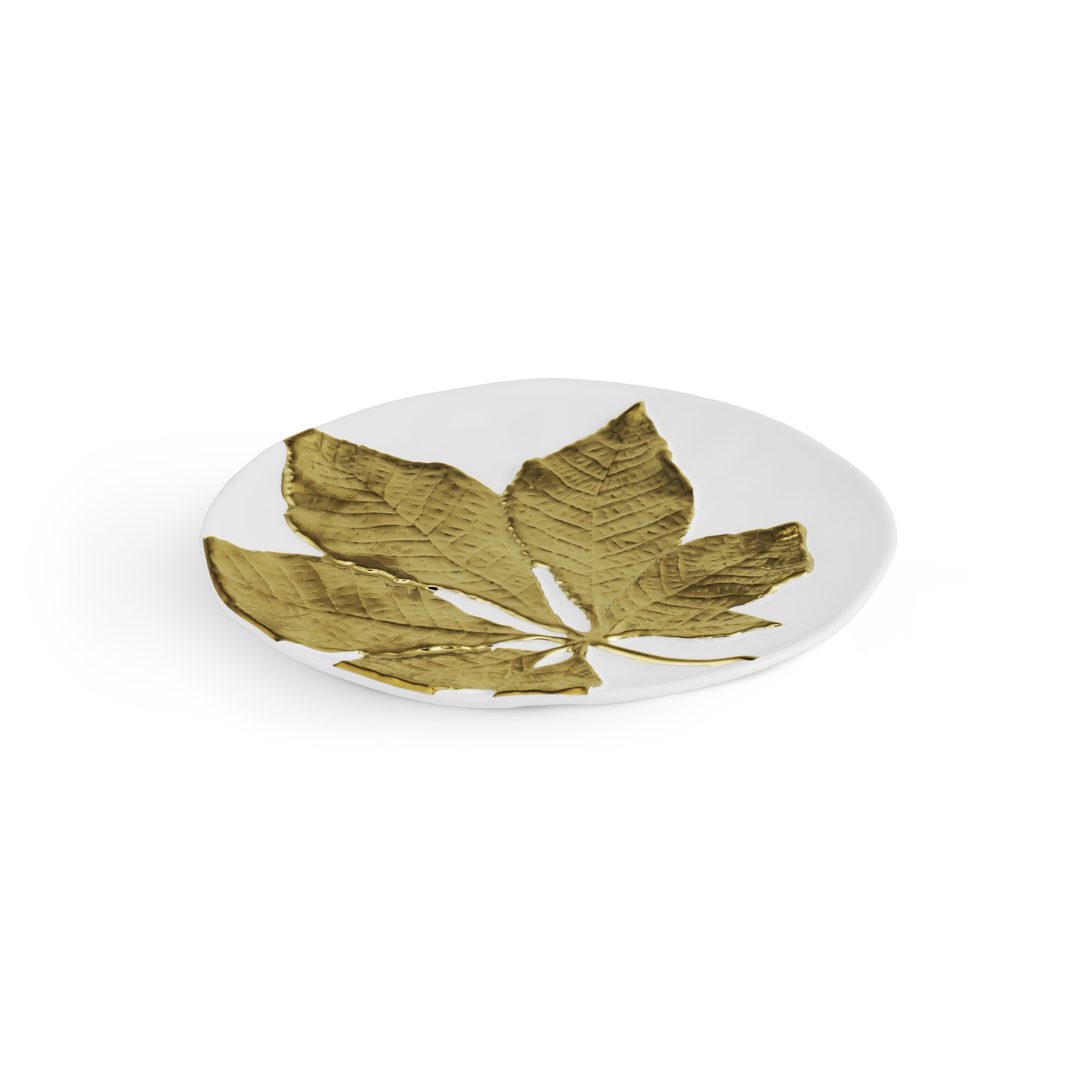 Premium Chestnut Leaf-Shaped Appetizer Plates Set - Elegant Serving Dishes for Parties, Weddings, and Home Decor