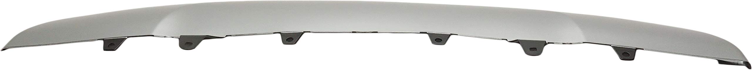 Go-Parts Silver Painted Rear Lower Valance Bumper Guard for 2017-2018 Toyota RAV4 (Excluding Hybrid & Hands-Free Liftgate Models) - Durable Replacement Part for Enhanced Vehicle Protection & Style
