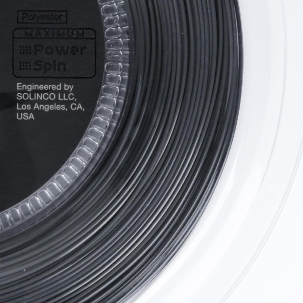 Solinco Confidential Tennis String Reel 656ft/200m - High Performance Polyester String for Tennis Rackets | Perfect for Competitive Play & Stringing Professionals