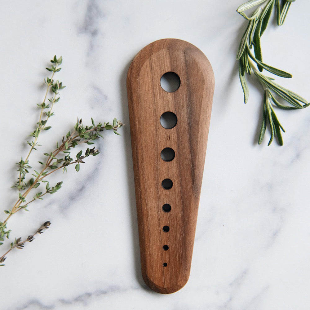 Premium Wooden Herb Stripper for Fresh Herbs - Efficient Kitchen Tool for Parsley, Thyme & Rosemary - Perfect for Cooking, Garnishing & Meal Prep