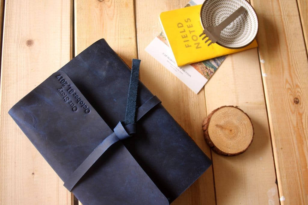 Personalized Leather Photo Album & Guest Book - Custom Wedding Guest Book, Scrapbook for Memories - Perfect for Weddings, Anniversaries, Baby Showers & Special Events