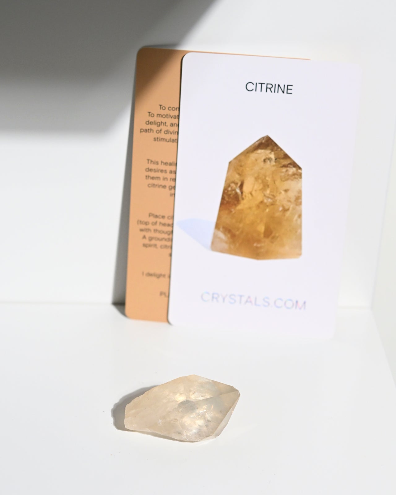 Natural Elestial Citrine Crystal Point - Healing Stone for Meditation, Energy Work & Spiritual Growth | Perfect for Home Decor, Yoga Spaces & Gift Giving