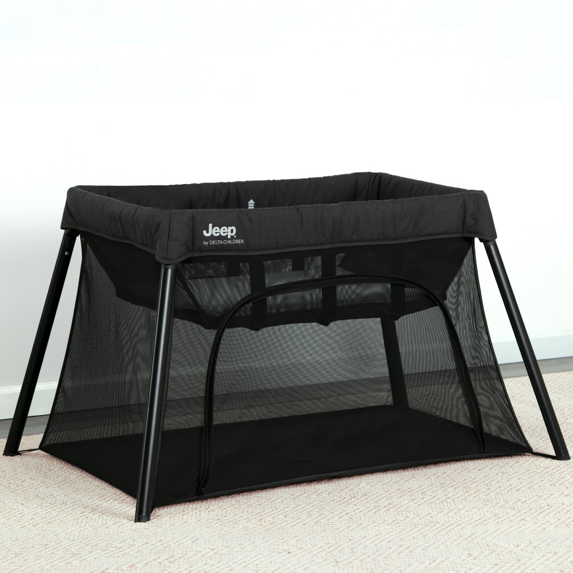 Horizon Compact Travel 2-in-1 Play Yard & Bassinet for Babies - Portable Crib with Canopy for Nursery, Travel, and Outdoor Use