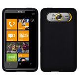 HTC HD7 Silicone Case Cover - Black Protective Skin for HTC HD7 Smartphone | Perfect for Daily Use, Travel & Work