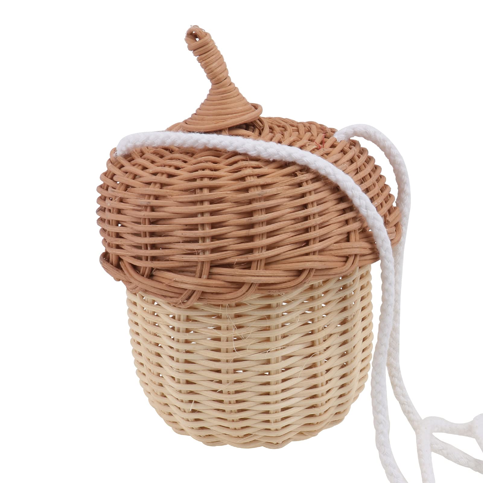 Handmade Indonesian Rattan Pine Cone Satchel Bag - Eco-Friendly Woven Coin Purse for Women, Men & Kids - Change Holder, Photography Props - Perfect for Beach Trips, Farmers Markets, Picnics & Summer Outings - Great for Travel Gifts, Wedding Favors & Festival Accessories - Sustainable Lifestyle & Boho Fashion - Ideal for Shopping, Home Storage & Everyday Use - Versatile for Parties, Hanging Basket Decor & Fashion Accessories