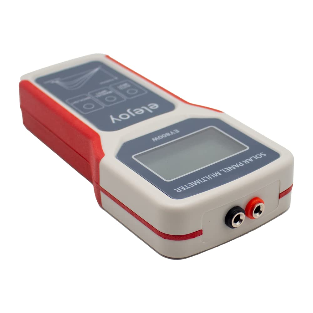 EY800W Smart MPPT Solar Panel Multimeter - VOC Tester with LCD Display for Photovoltaic Systems | Perfect for Solar Panel Installation, Maintenance & Performance Testing