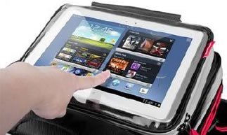 Capdase Waterproof Motorcycle Tank Bag for Tablets - Universal Fit for iPad, Samsung, and More - Perfect for Commuting, Road Trips, and Adventure Riding