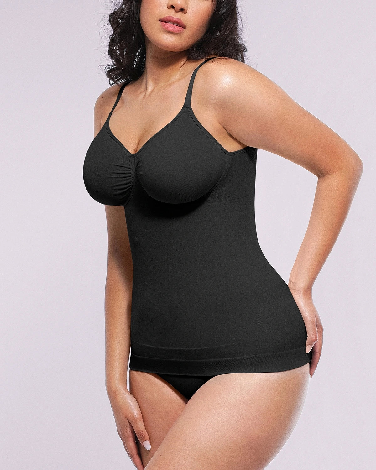 OceanHug™ Eco-Friendly Oyster Shell Relaxed Cami Top - Sustainable Women's Beachwear for Casual Outings & Summer Vacations