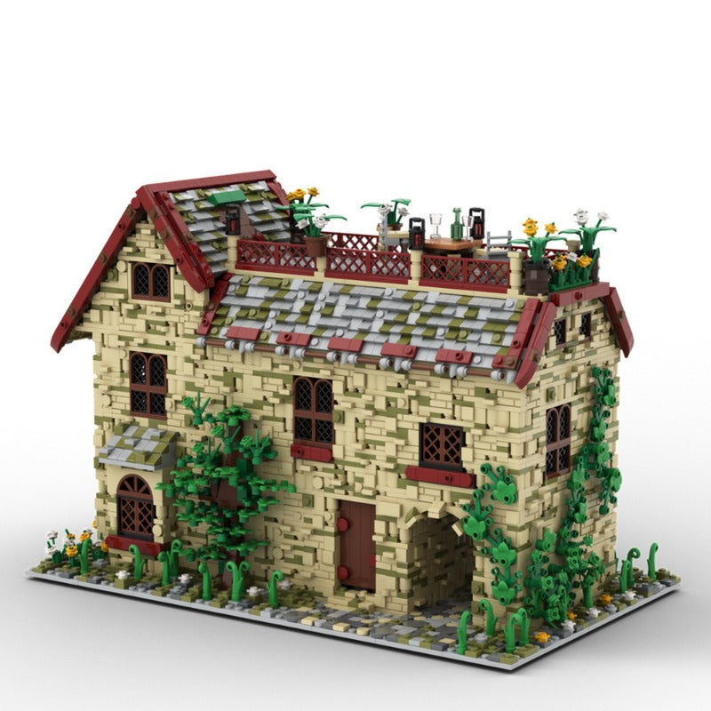 4550pcs MOC 135076 Attic House Building Blocks Set - Gobricks Version | Creative DIY Model Kit for Adults & Kids | Perfect for Home Decoration, Gift Giving & Educational Play