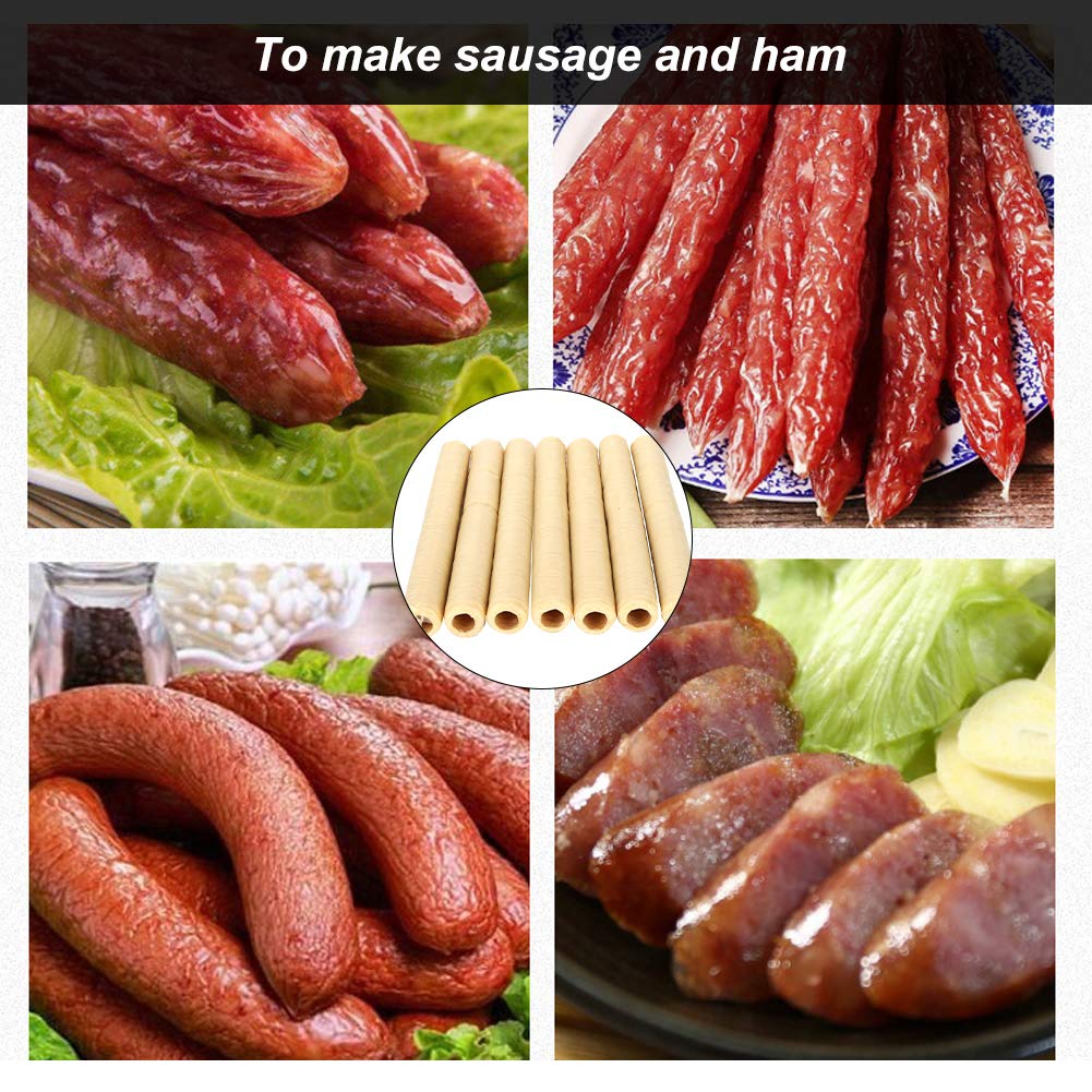 AXOC Edible Sausage Casing for Drying - Natural Sausage Hose Tube for Homemade Hot Dogs & Dried Sausages | Perfect for DIY Sausage Making, Meat Processing & Food Preservation