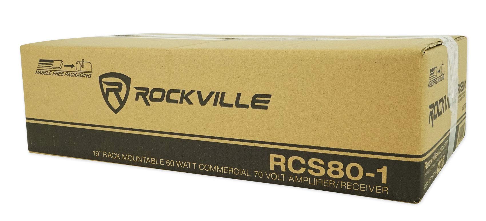Rockville Commercial Restaurant Amplifier with (2) White 5.25