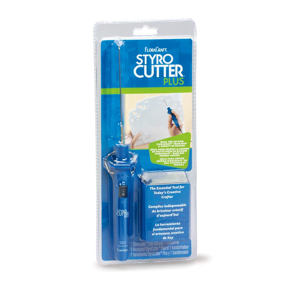 FloraCraft StyroCutter Plus Electric Foam Cutter - Professional Foam Cutting Tool for DIY Crafts, Home Decor & Floral Arrangements | Perfect for Foam Sculpting, Model Making & Art Projects