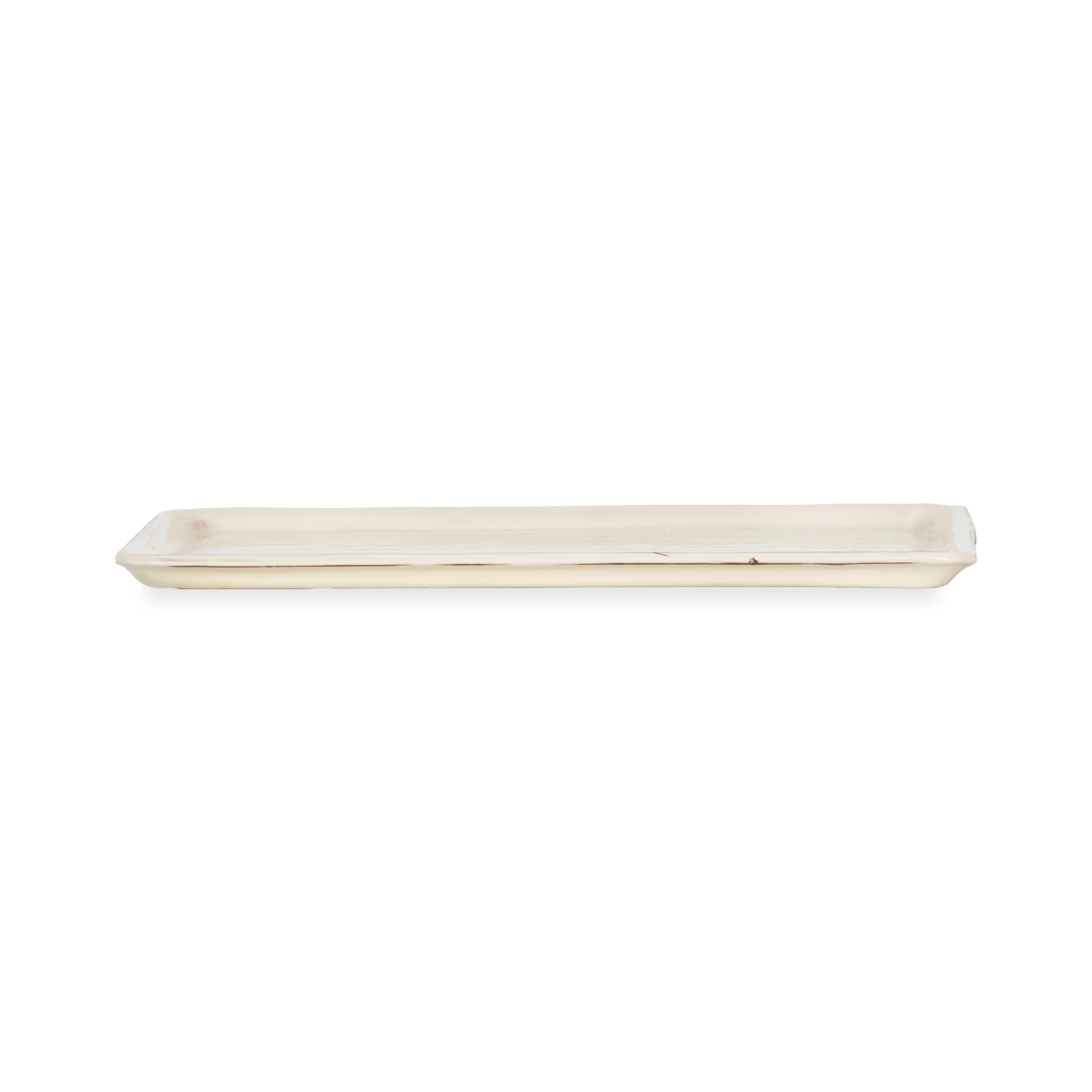 Stylish Rectangle Ceramic Tray for Home Decor | Elegant Serving Tray for Dining, Bathroom, or Office Organization