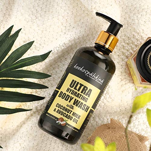 Nourishing Coconut & Avocado Oil Body Wash for Dry to Normal Skin | Paraben-Free Moisturizing Shower Gel | 300ml | Perfect for Daily Hydration & Relaxing Bath Time