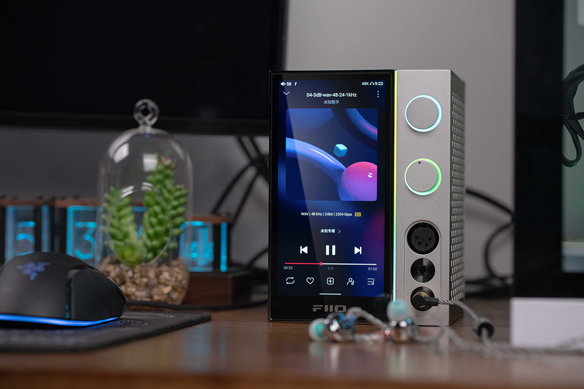FiiO R9 Desktop All-in-One Streamer - High-Resolution Audio Player & DAC for Home & Office | Perfect for Audiophiles & Music Enthusiasts