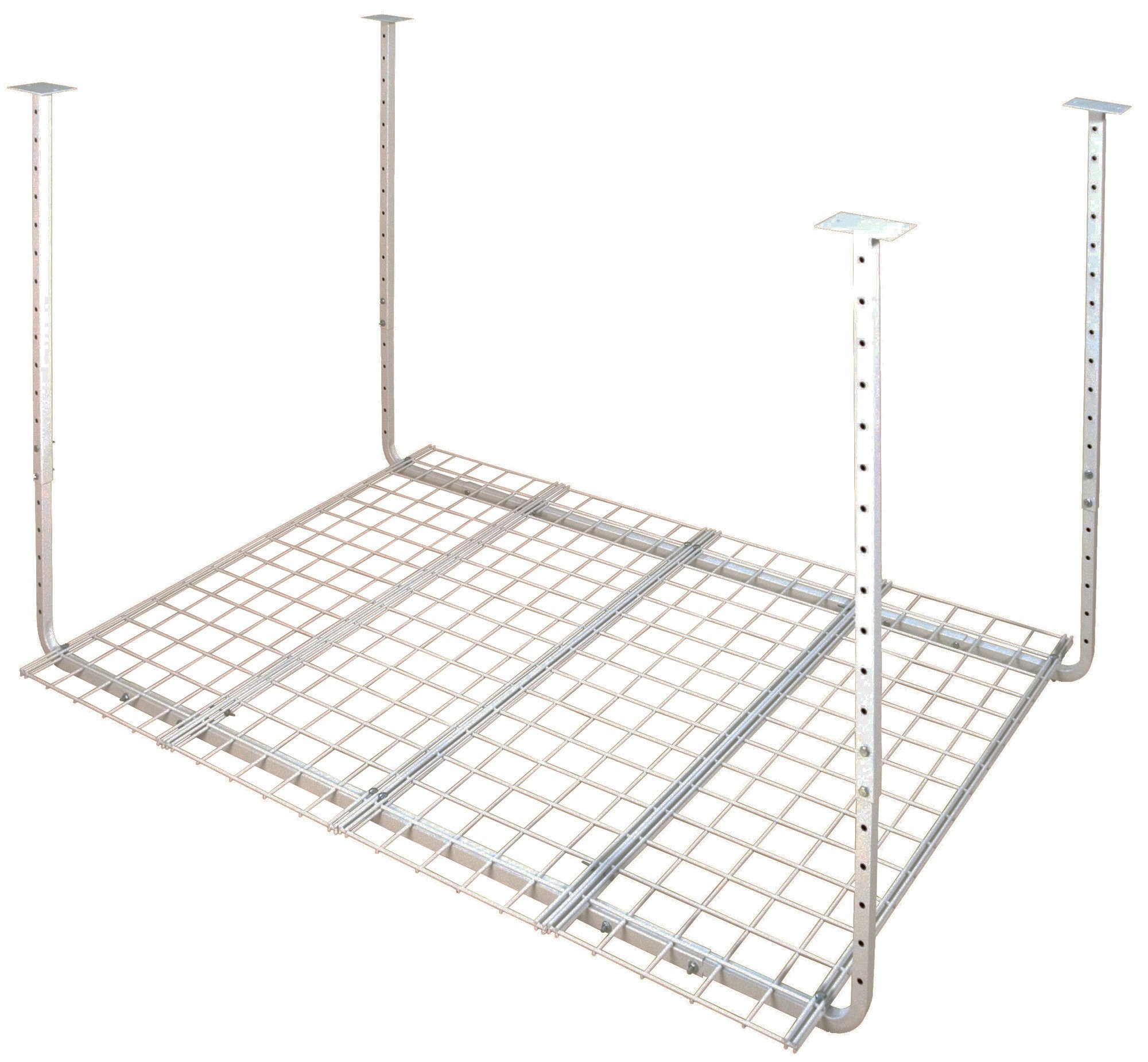 Heavy Duty Overhead Garage Storage Rack - Adjustable Ceiling Storage System, 60