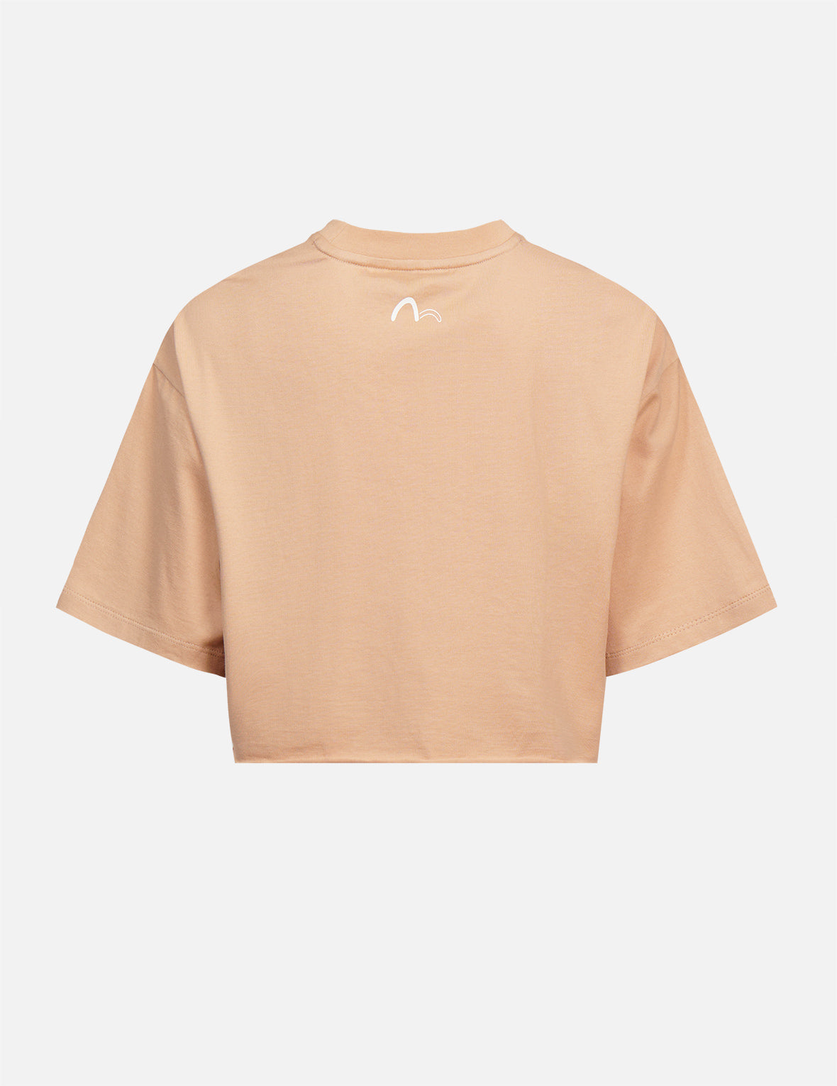 Stylish Logo Print Tie Front Drop Shoulder T-Shirt for Women - Casual Fashion Top for Everyday Wear, Outings & Layering